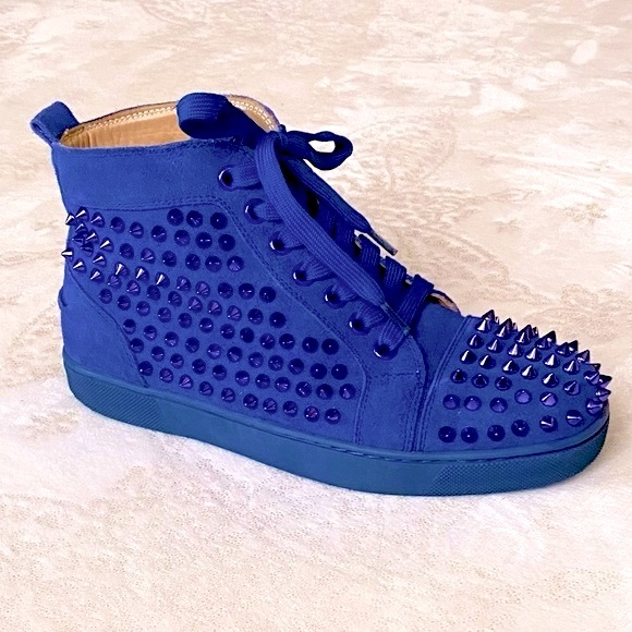 Christian Louboutin Louis Spike High-Top Trainers - Picture 2 of 9